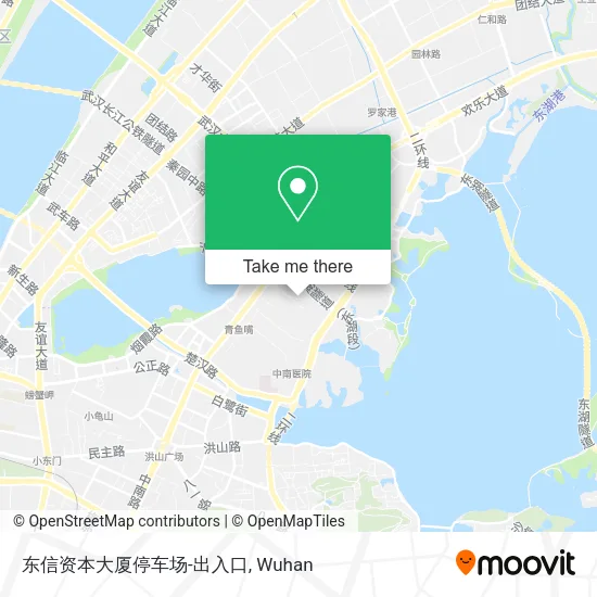 东信资本大厦停车场-出入口 map