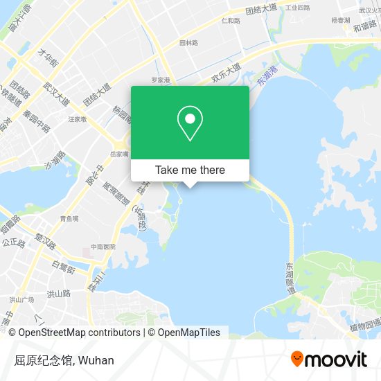屈原纪念馆 map