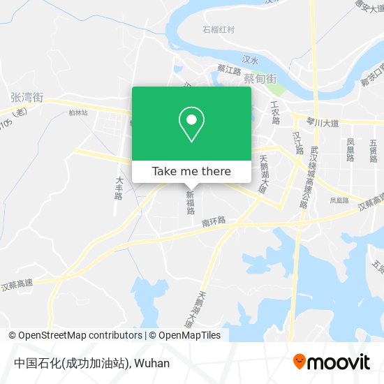 中国石化(成功加油站) map