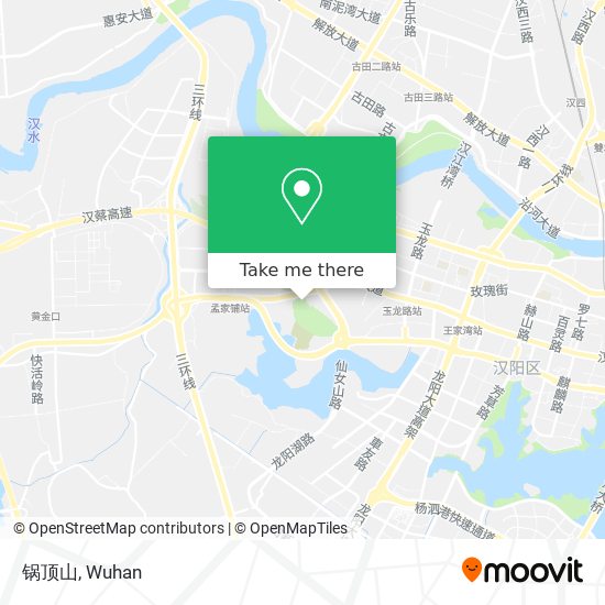 锅顶山 map