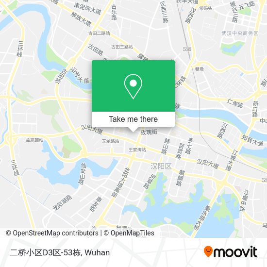 二桥小区D3区-53栋 map