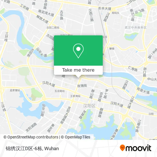 锦绣汉江D区-6栋 map