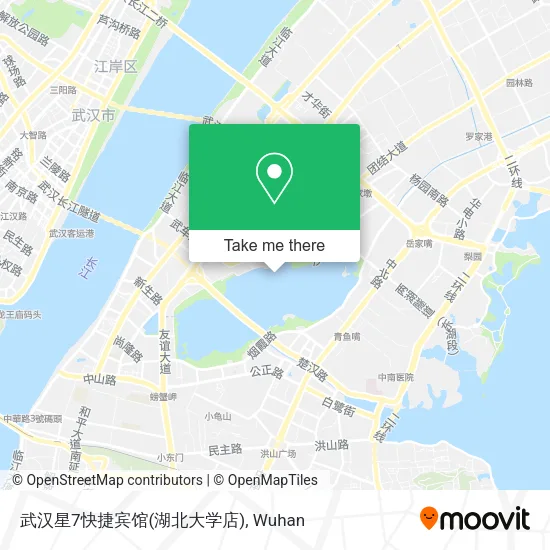 武汉星7快捷宾馆(湖北大学店) map