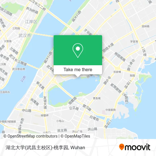 湖北大学(武昌主校区)-桃李园 map