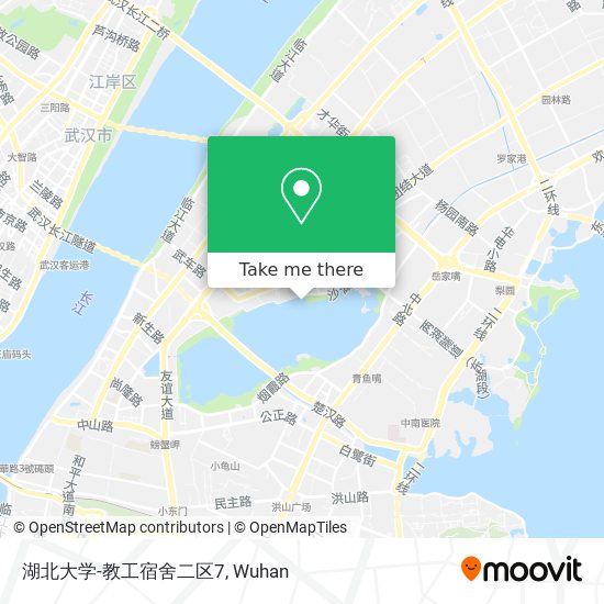 湖北大学-教工宿舍二区7 map