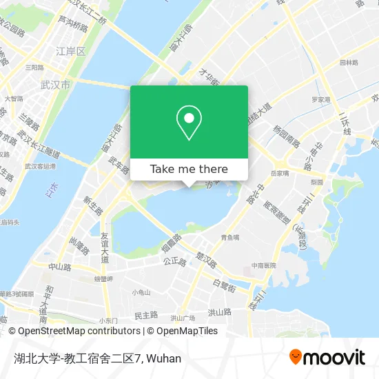 湖北大学-教工宿舍二区7 map