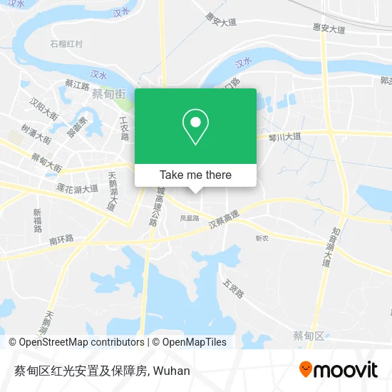 蔡甸区红光安置及保障房 map