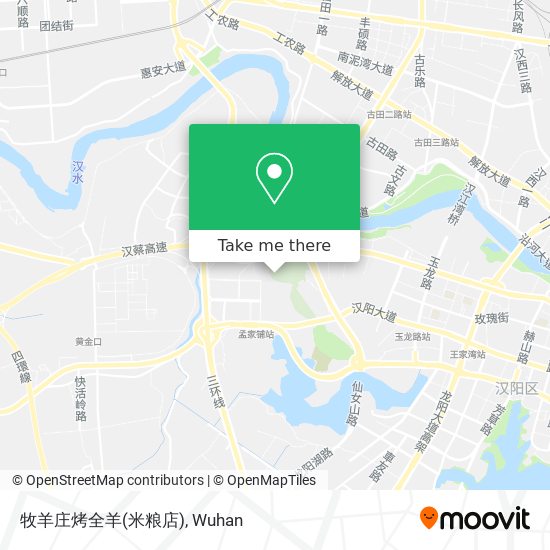 牧羊庄烤全羊(米粮店) map