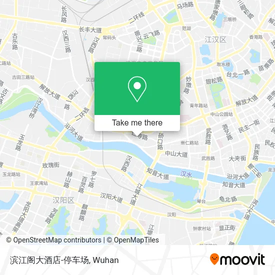 滨江阁大酒店-停车场 map