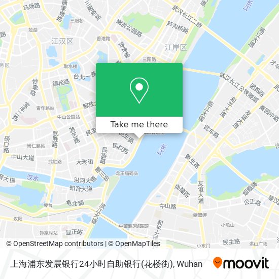 上海浦东发展银行24小时自助银行(花楼街) map