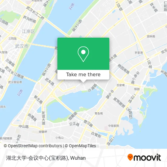 湖北大学-会议中心(宝积路) map