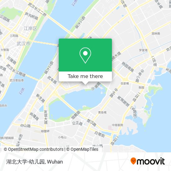湖北大学-幼儿园 map