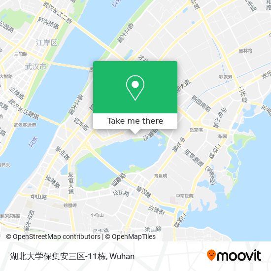 湖北大学保集安三区-11栋 map