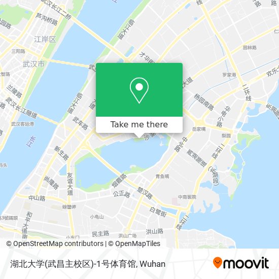 湖北大学(武昌主校区)-1号体育馆 map