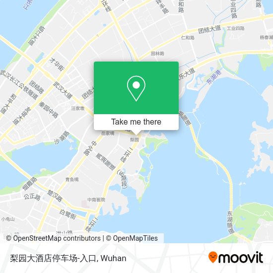 梨园大酒店停车场-入口 map