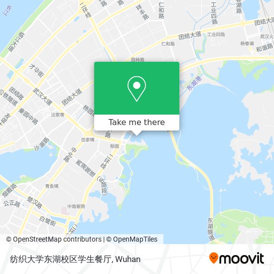 纺织大学东湖校区学生餐厅 map