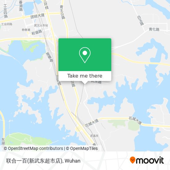 联合一百(新武东超市店) map