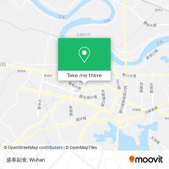 盛泰副食 map