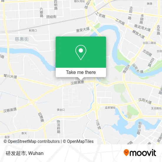 硚发超市 map