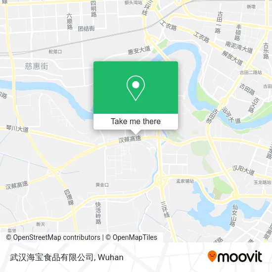 武汉海宝食品有限公司 map