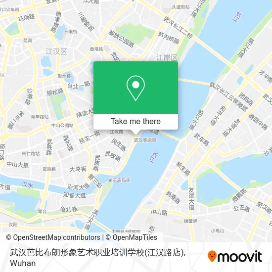 武汉芭比布朗形象艺术职业培训学校(江汉路店) map