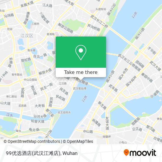 99优选酒店(武汉江滩店) map