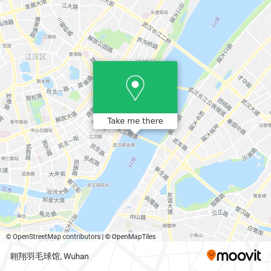 翱翔羽毛球馆 map