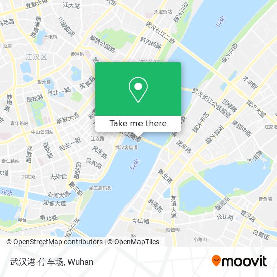 武汉港-停车场 map