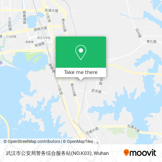 武汉市公安局警务综合服务站(NO.K03) map