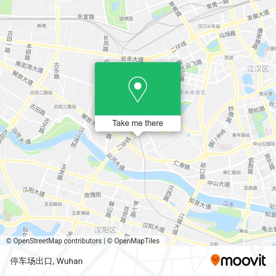 停车场出口 map