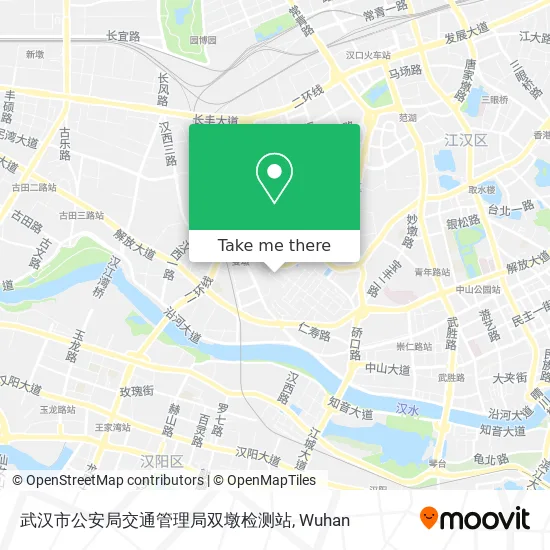 武汉市公安局交通管理局双墩检测站 map