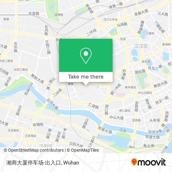湘商大厦停车场-出入口 map