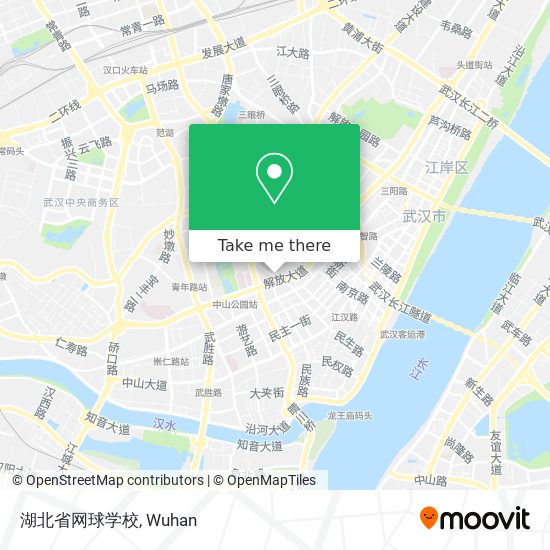 湖北省网球学校 map