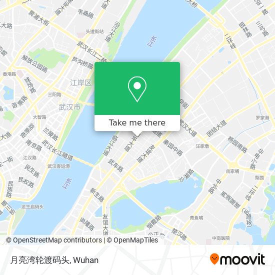 月亮湾轮渡码头 map