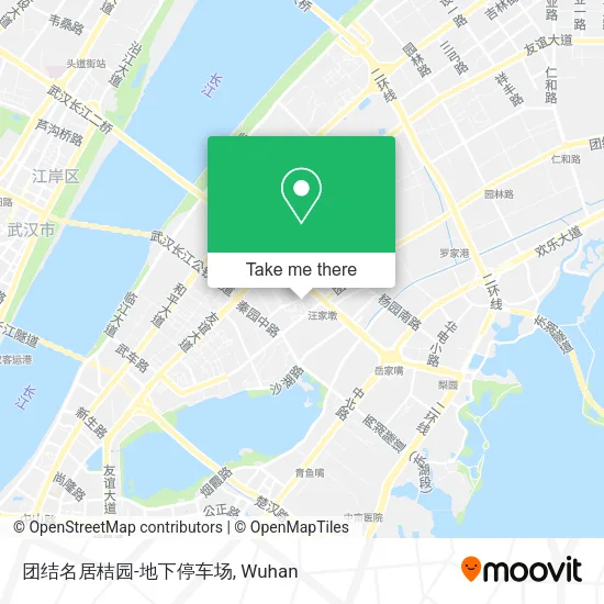 团结名居桔园-地下停车场 map