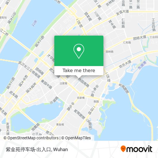 紫金苑停车场-出入口 map