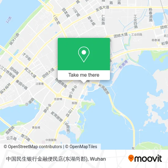 中国民生银行金融便民店(东湖尚郡) map