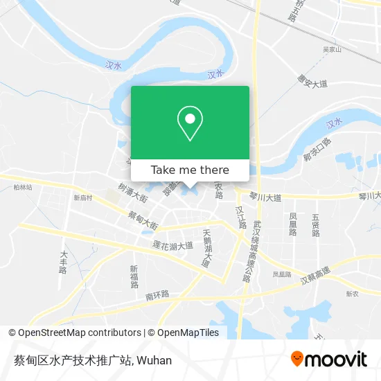 蔡甸区水产技术推广站 map