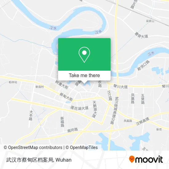 武汉市蔡甸区档案局 map