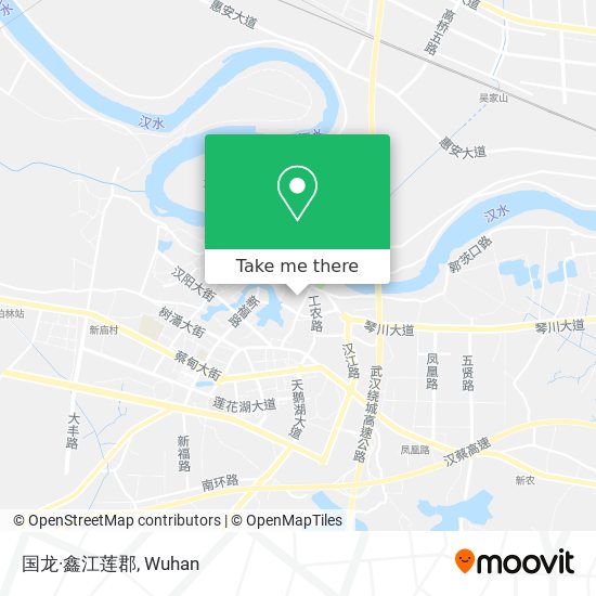 国龙·鑫江莲郡 map