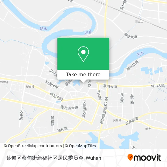 蔡甸区蔡甸街新福社区居民委员会 map