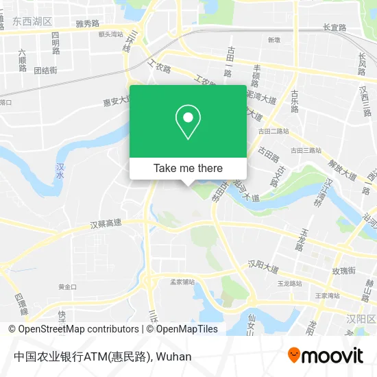 中国农业银行ATM(惠民路) map