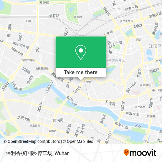 保利香槟国际-停车场 map