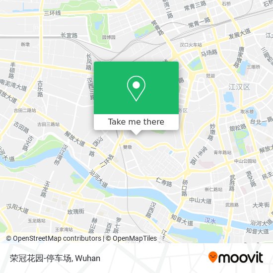 荣冠花园-停车场 map
