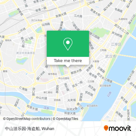 中山游乐园-海盗船 map