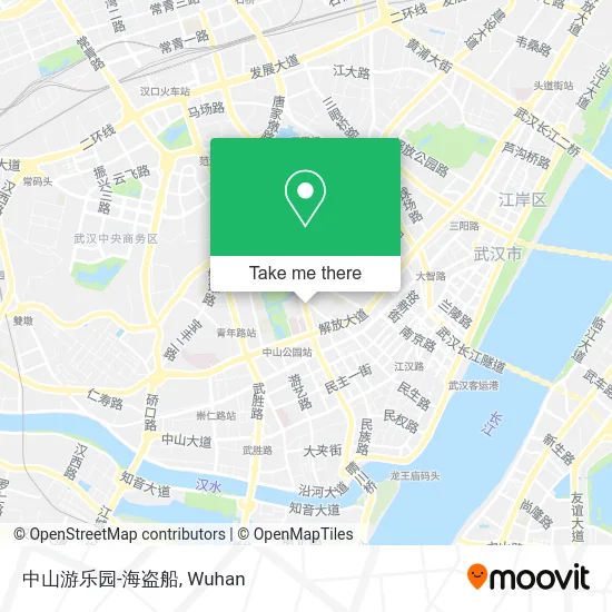 中山游乐园-海盗船 map