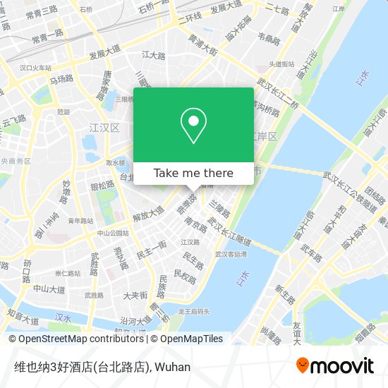 维也纳3好酒店(台北路店) map