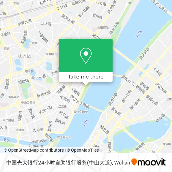 中国光大银行24小时自助银行服务(中山大道) map