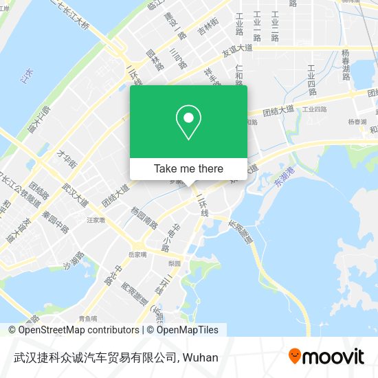 武汉捷科众诚汽车贸易有限公司 map