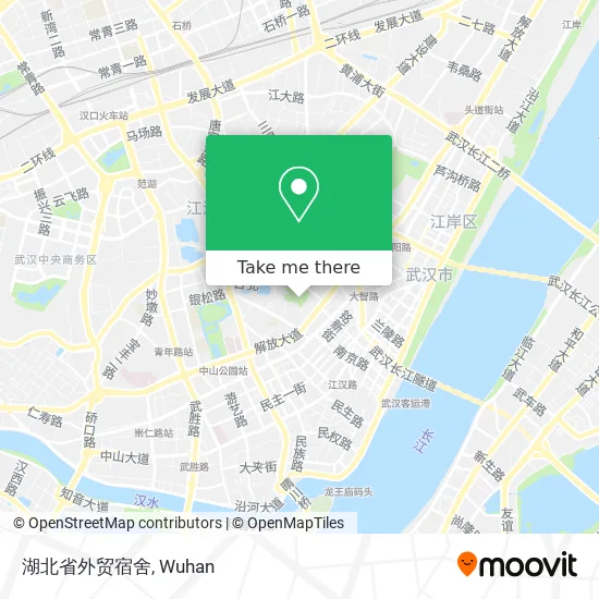 湖北省外贸宿舍 map